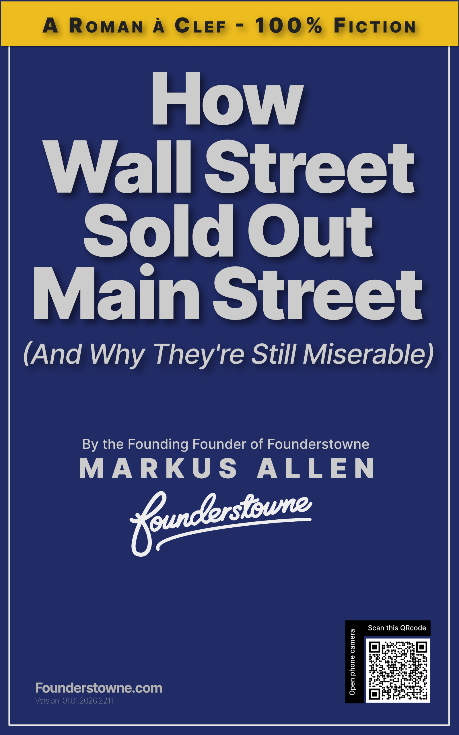 How Wall Street Sold Out Main Street book cover